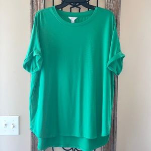 NWOT Crown & Ivy Dolman Sleeve Top sz XL